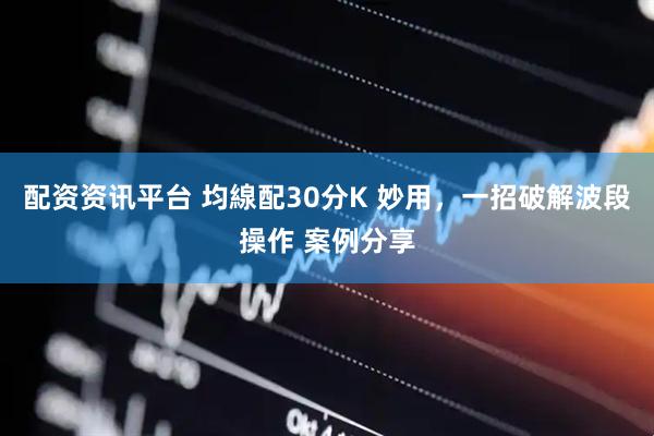 配资资讯平台 均線配30分K 妙用，一招破解波段操作 案例分享
